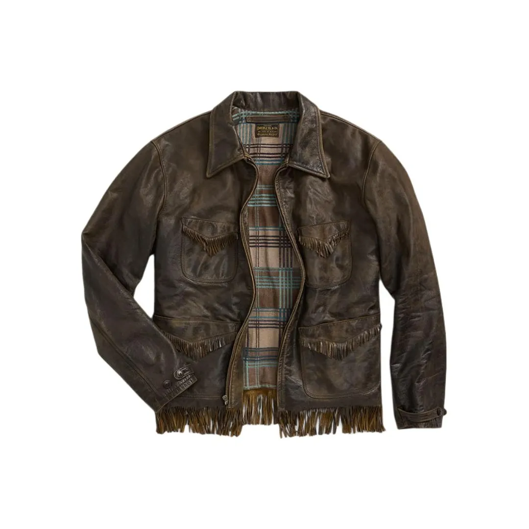 Ralph Lauren Rrl Leather Jacket