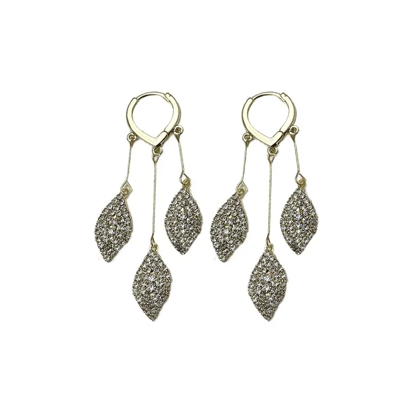 SHUANGSHENGLIAN Copper Серьги Женские