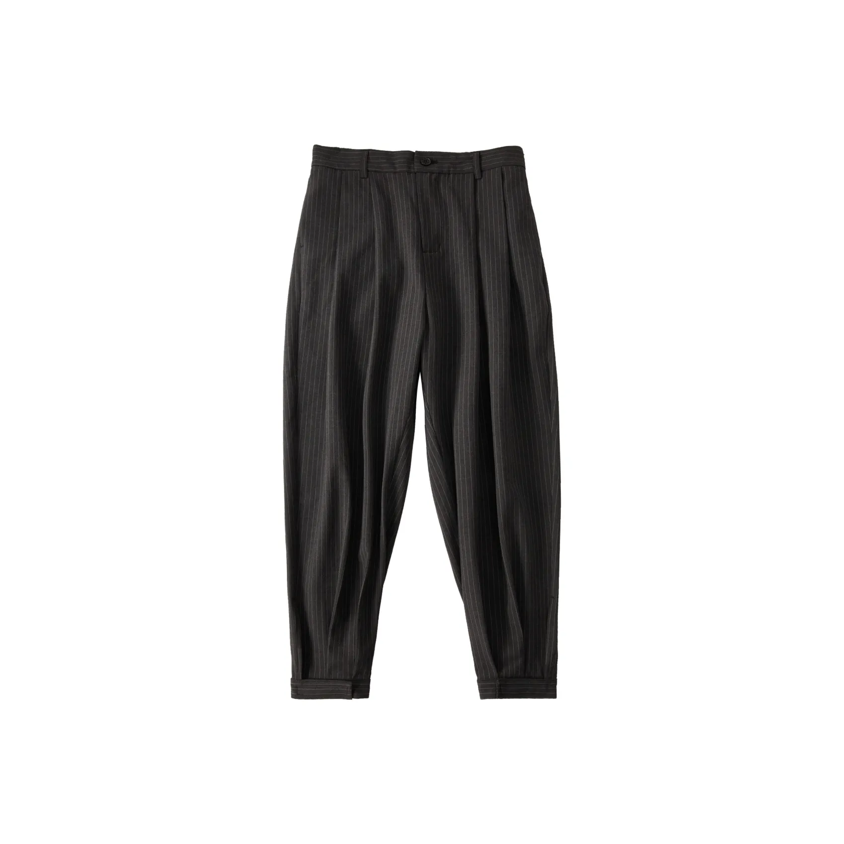 Pin Li Повседневные брюки Мужские Темно-серые