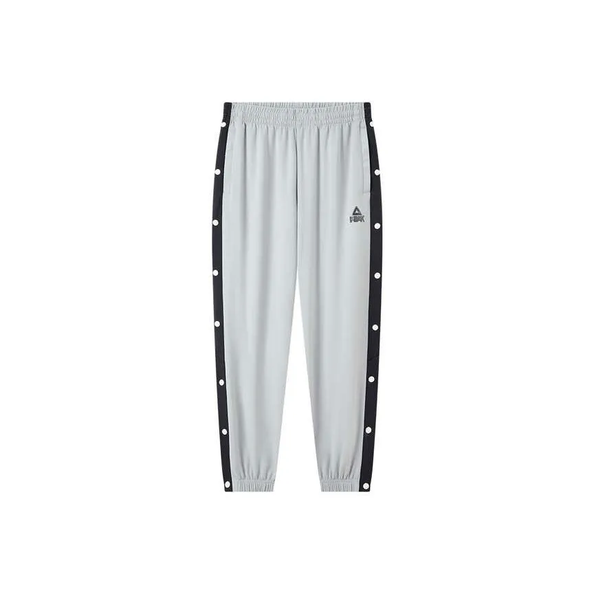 PEAK Вязаные тренировочные брюки мужские холодный серый