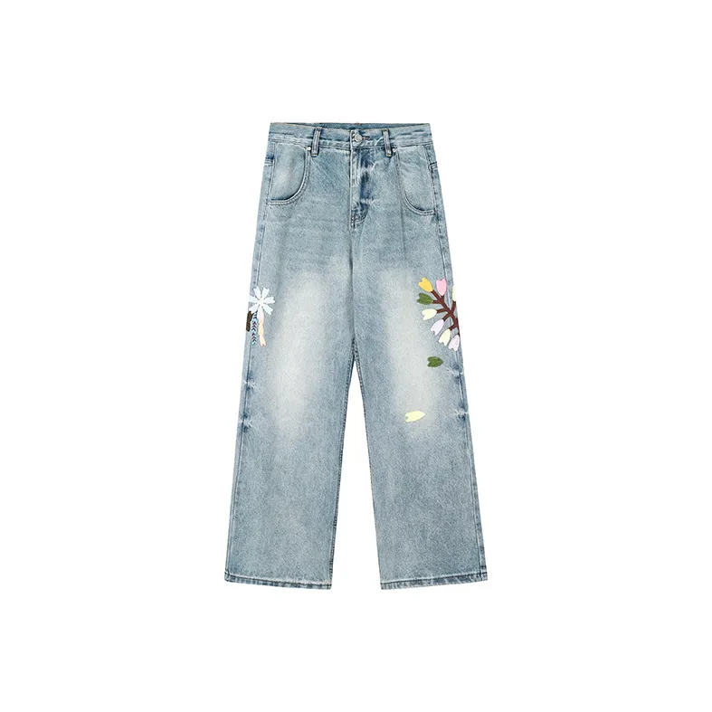 A Chock Синий Унисекс Джинсы