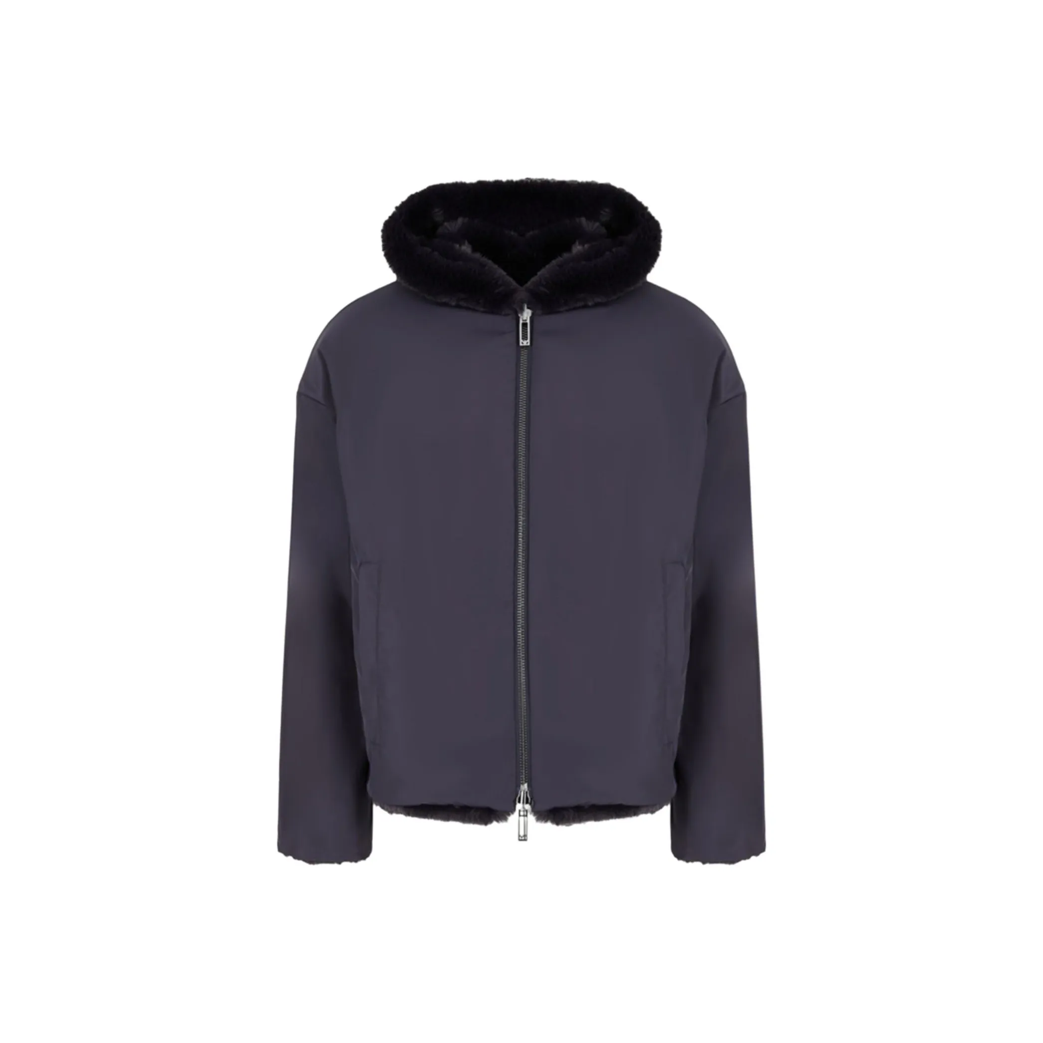 EMPORIO ARMANI EA FW24 Jackets & Coats Men's Dark Blue