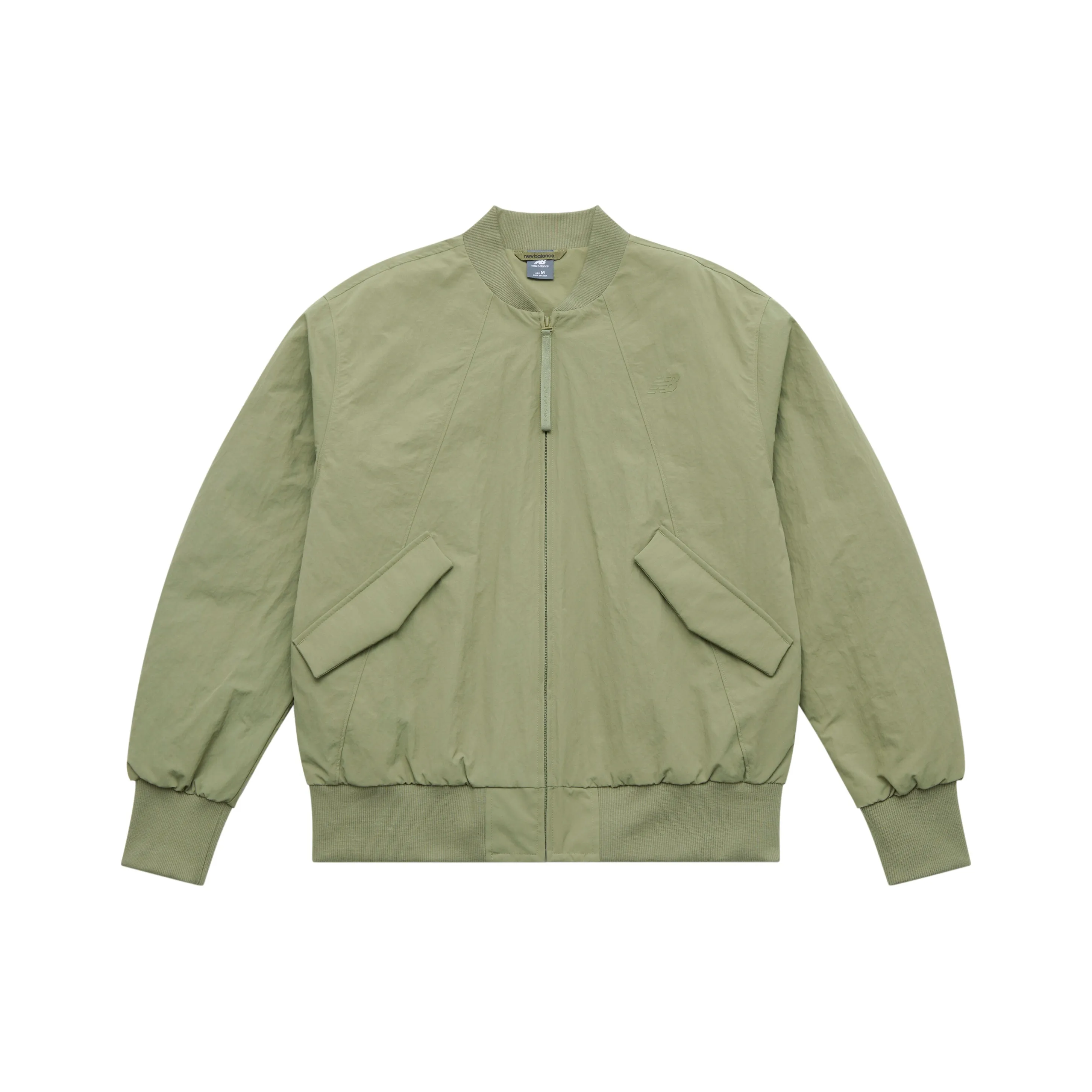 New Balance совместный бренд Хлопковый пуховик Унисекс Оливково-зеленый