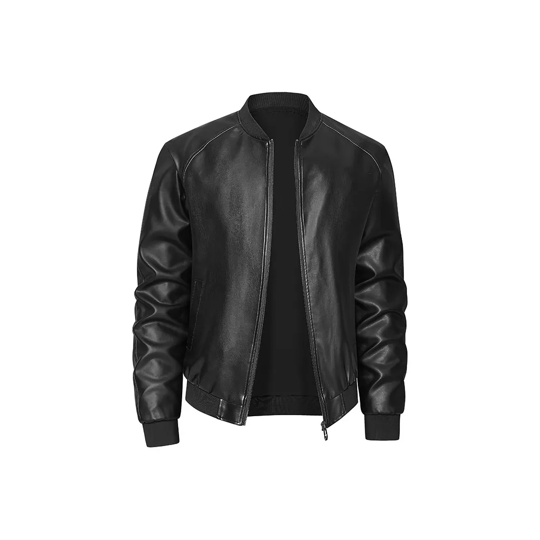 PIERRE CARDIN Leather Jacket Men's