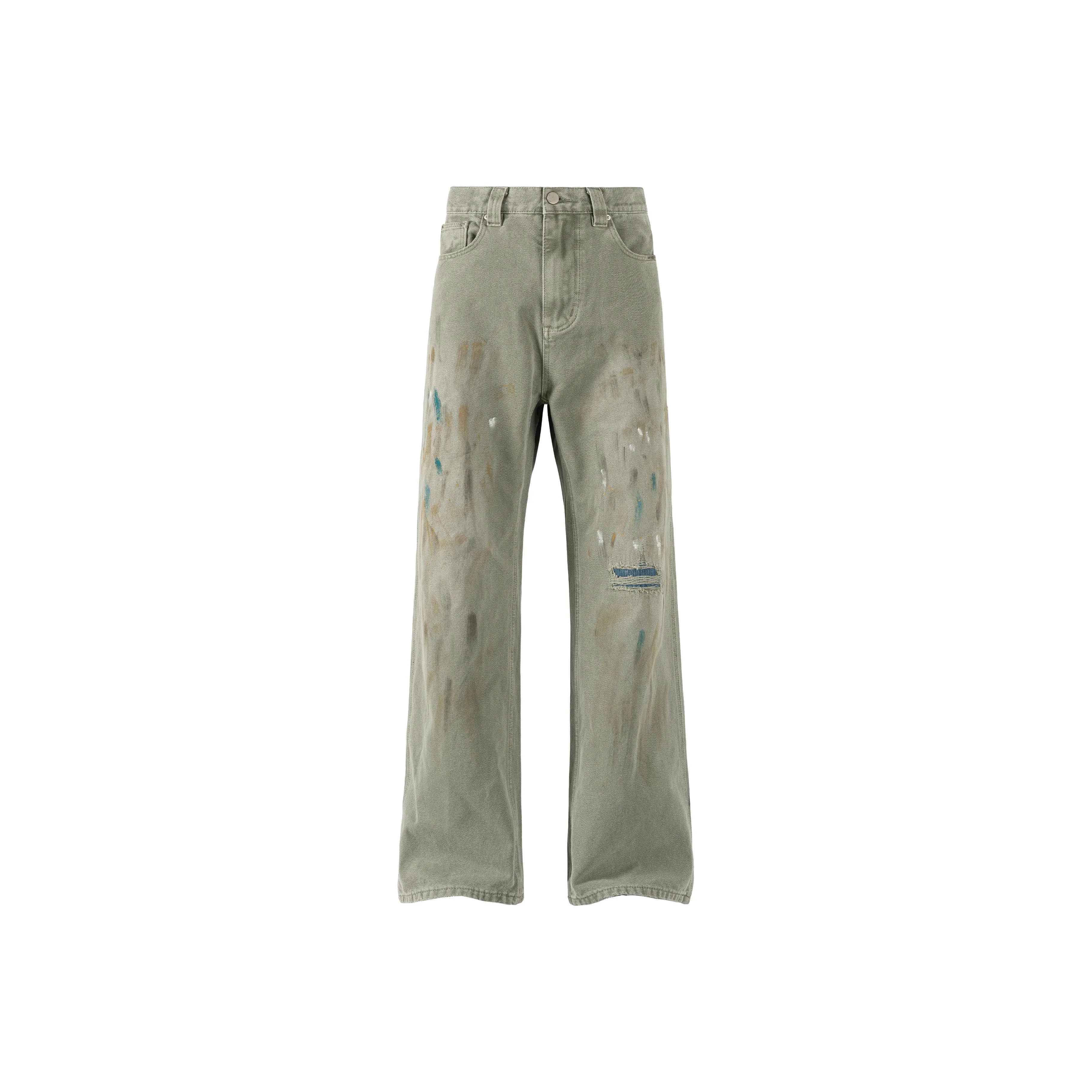 XINYINSU Серые Унисекс Джинсы