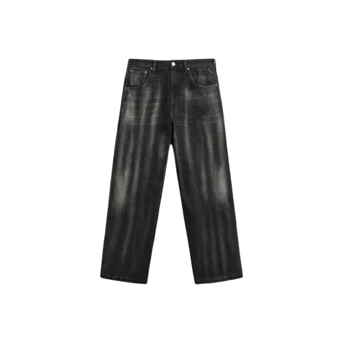 ZARA Новогодний Черный Мужские Джинсы