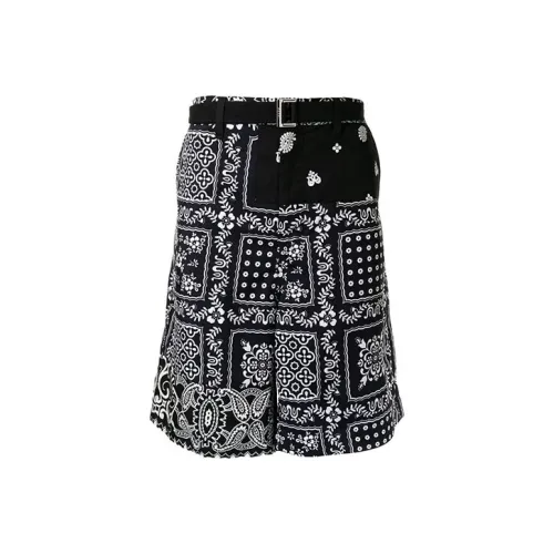 sacai Черные Мужские Шорты Карго