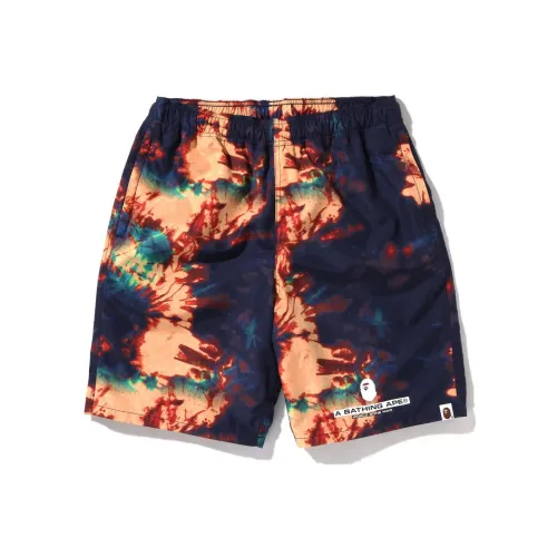 A BATHING APE Bape Синие Унисекс Повседневные шорты