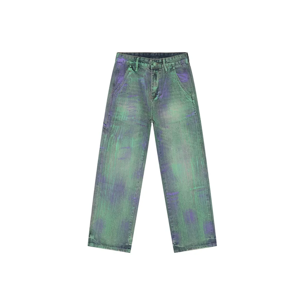 Voguo Relay Loose Fit Straight Cut Jeans Unisex Вогуа Релири Лос Фит Стрейт Крут Джинсы Унисекс