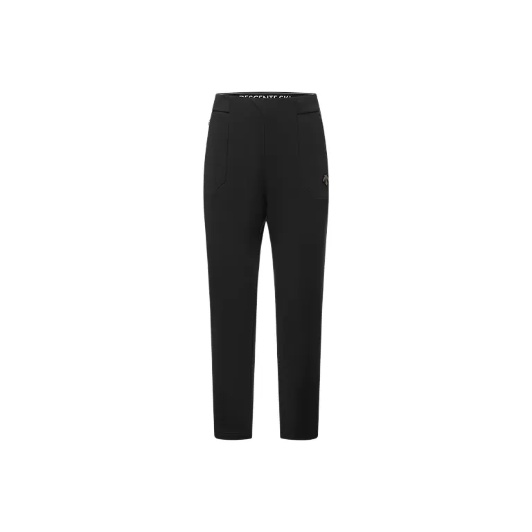 DESCENTE SKI STYLE Knitted Sweatpants Men's Black