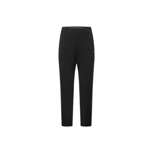 DESCENTE SKI STYLE Черные Мужские Вязаные Тренировочные Брюки