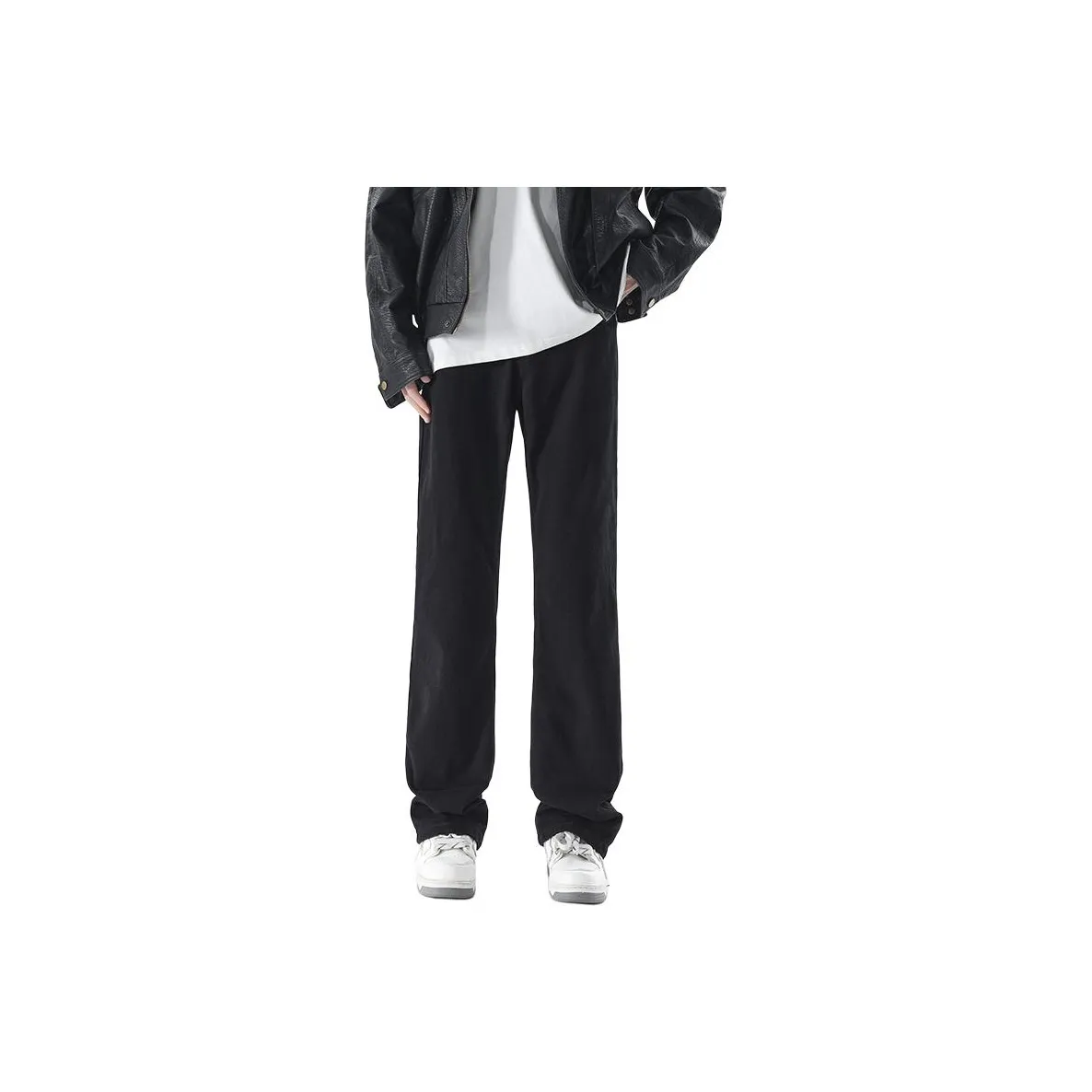 FOREVER 21 Повседневные брюки Мужские Черные