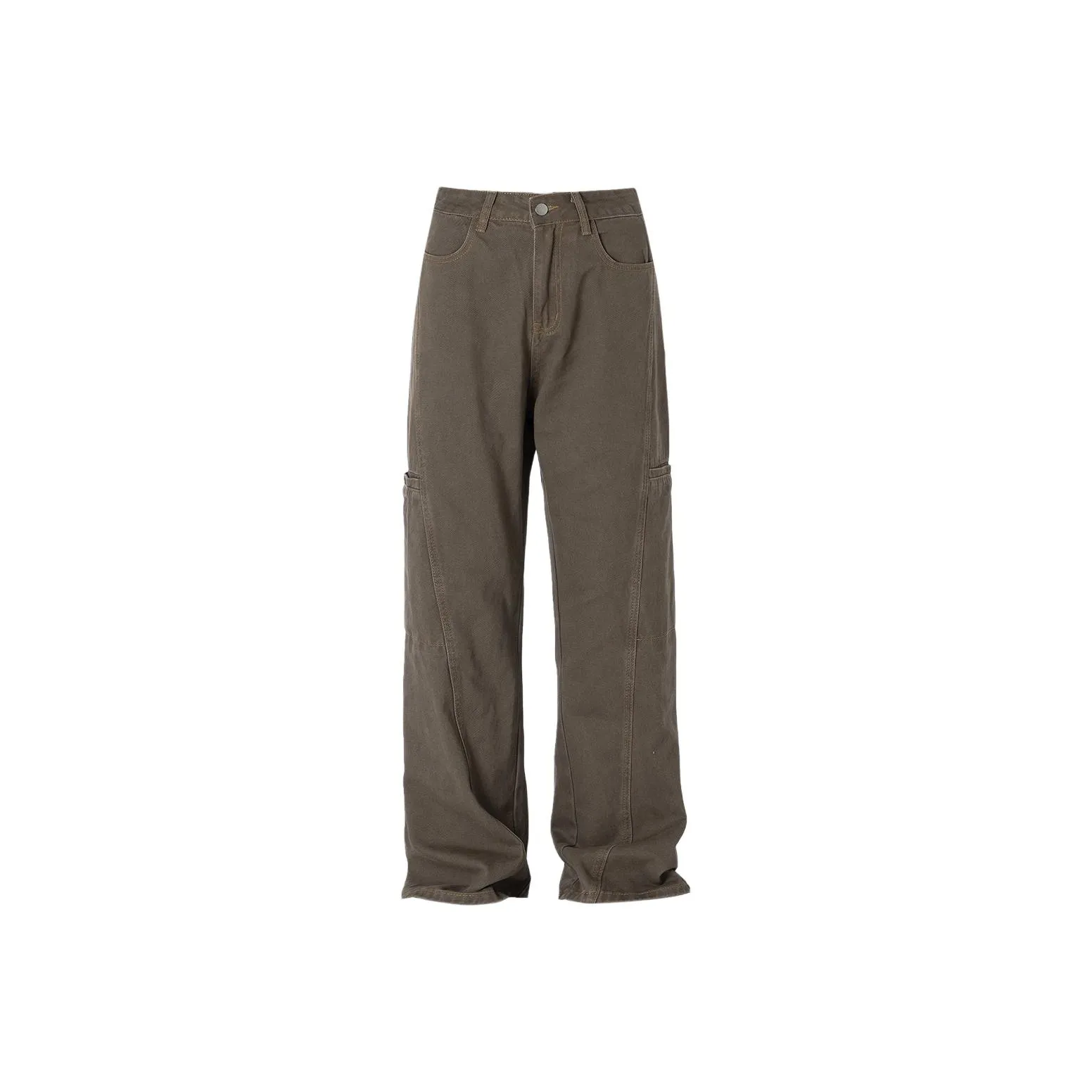 HLPT Светло-коричневые унисекс джинсы