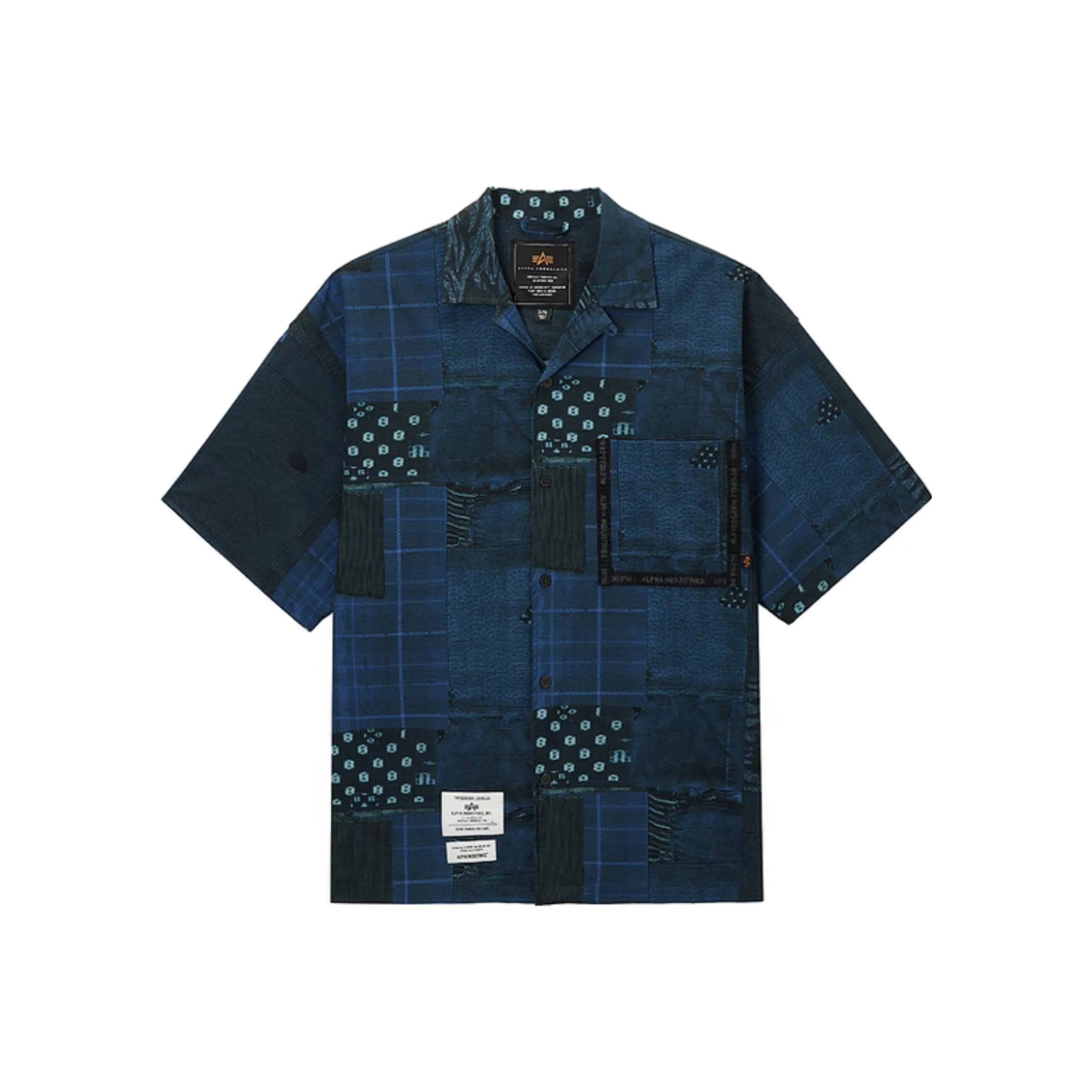 Совместный бренд Alpha Industries Рубашка Унисекс Синяя