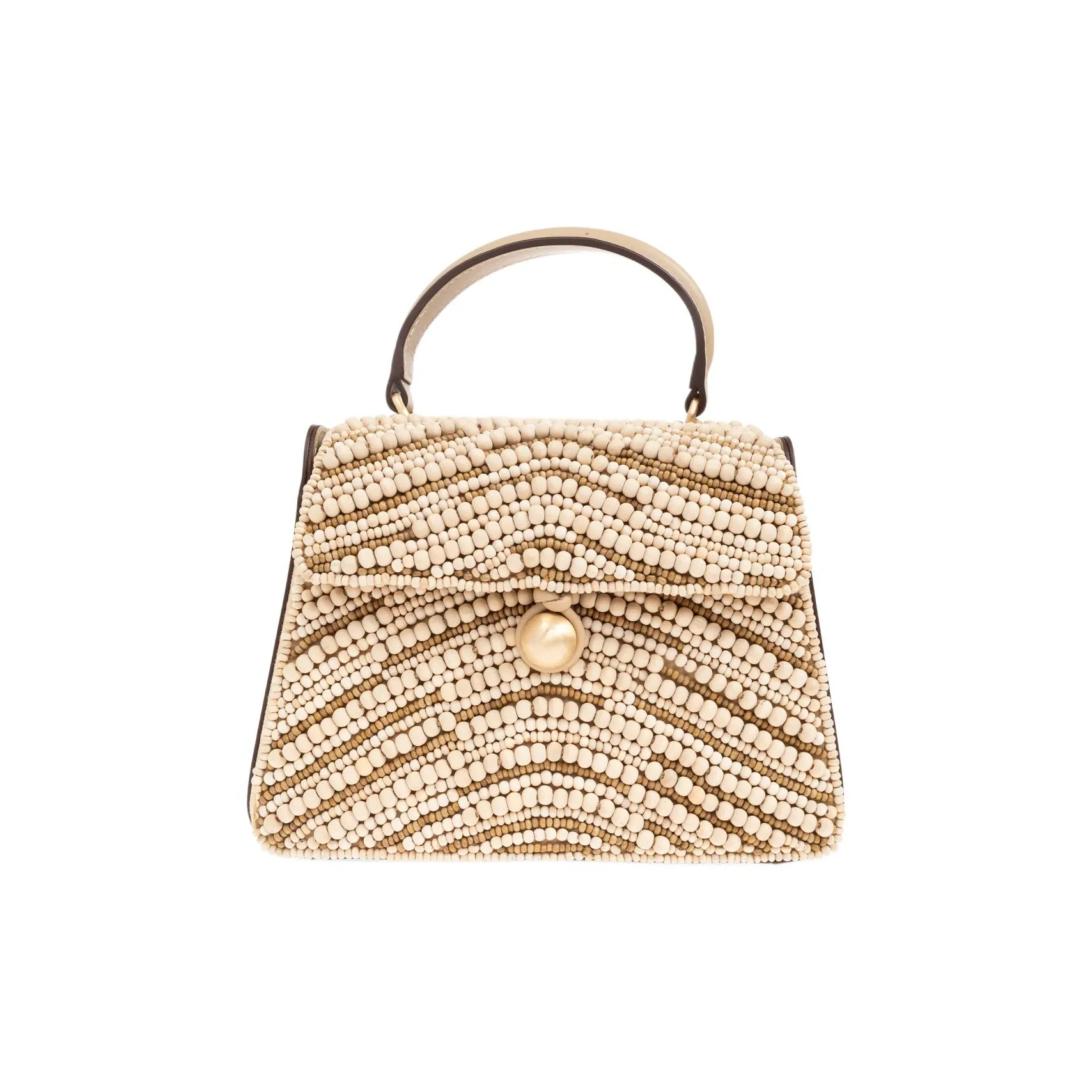 CULT GAIA Leather Handbag Women's Beige