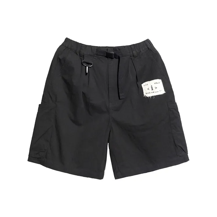 STNW Cargo Leggings Shorts Unisex Black