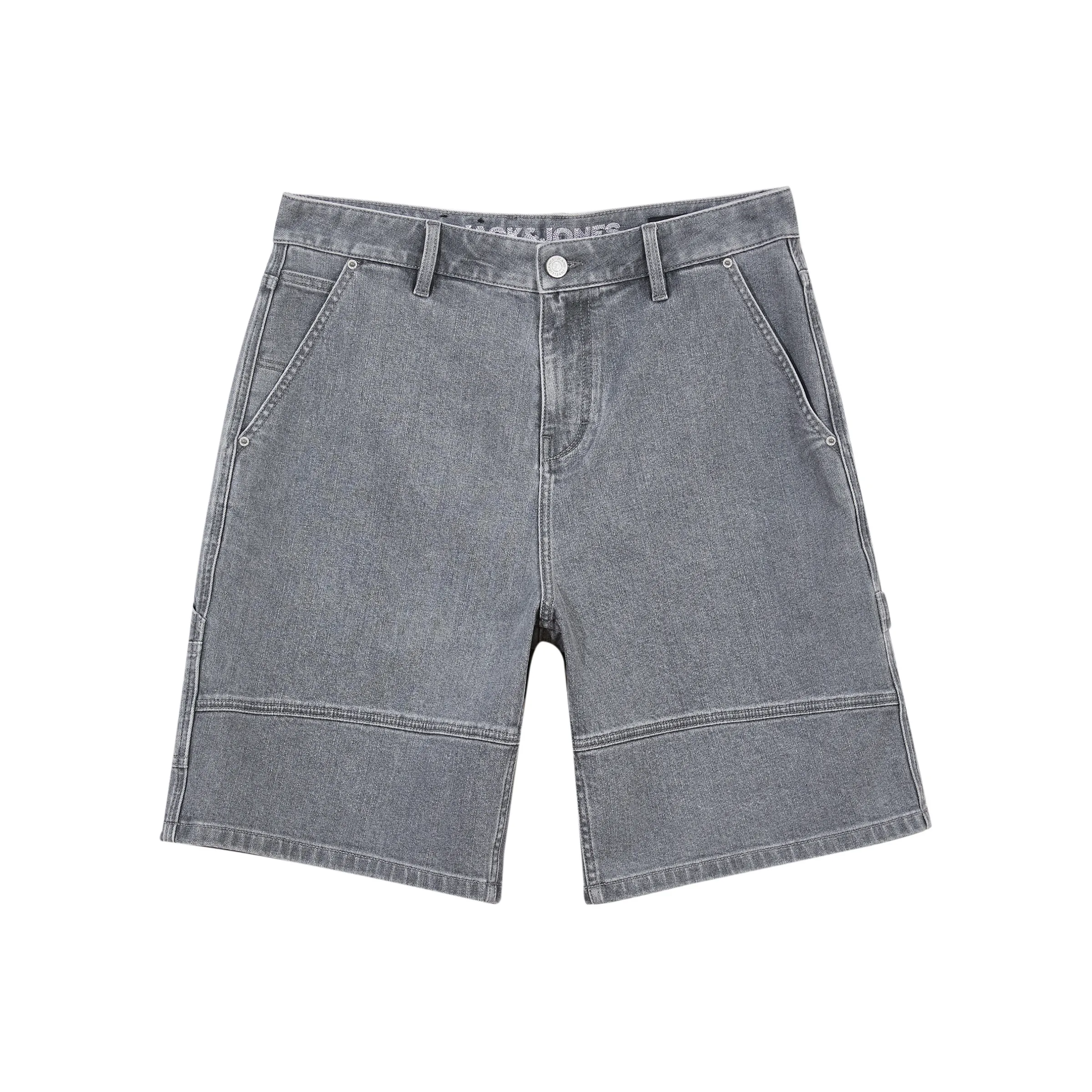 JACK JONES A17 Medium Gray Denim Men's Jeans Shorts JACK JONES A17 Средне-серый деним мужские джинсовые шорты