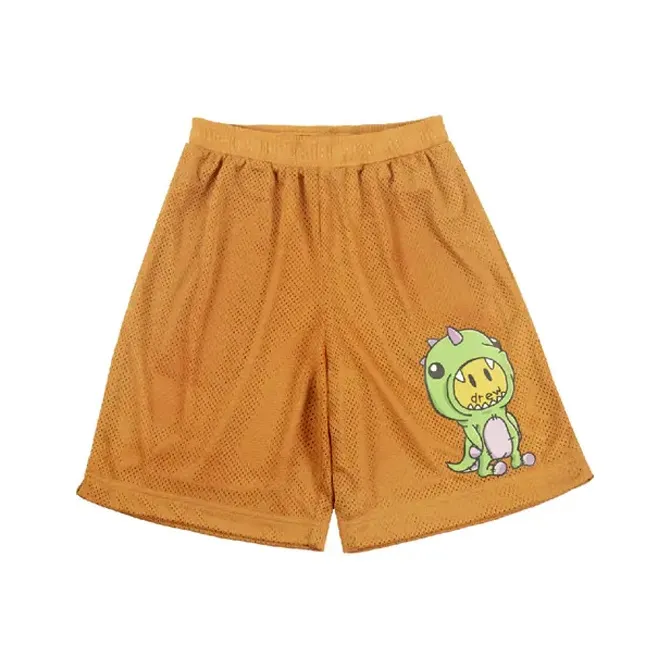 Drew House Smiley Collection Casual Shorts Unisex Orange