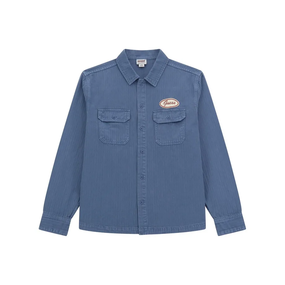 GUESS Jackets & Coats Men's Blue