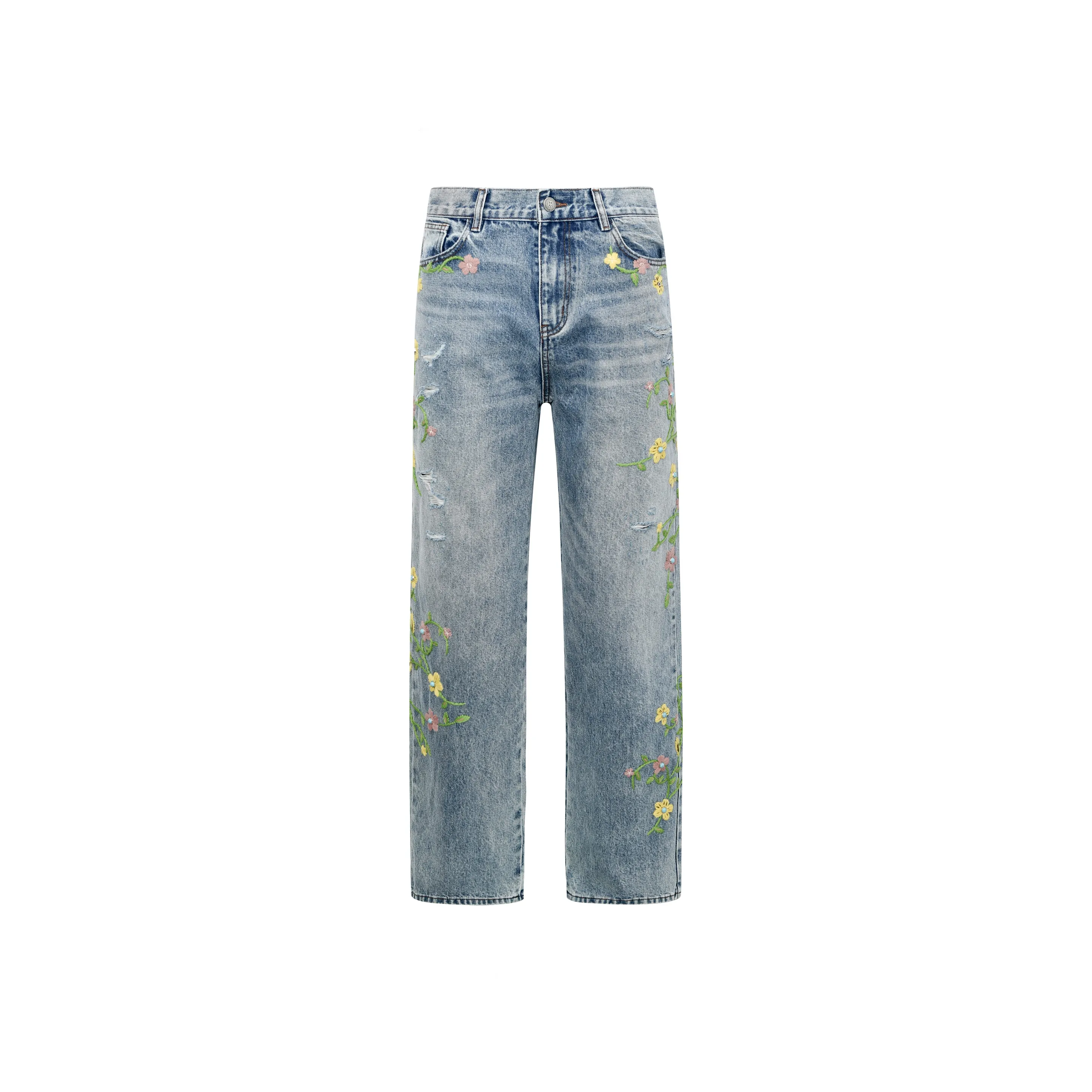 BIRTH OF ROYAL CHILD Jeans Unisex Light Blue