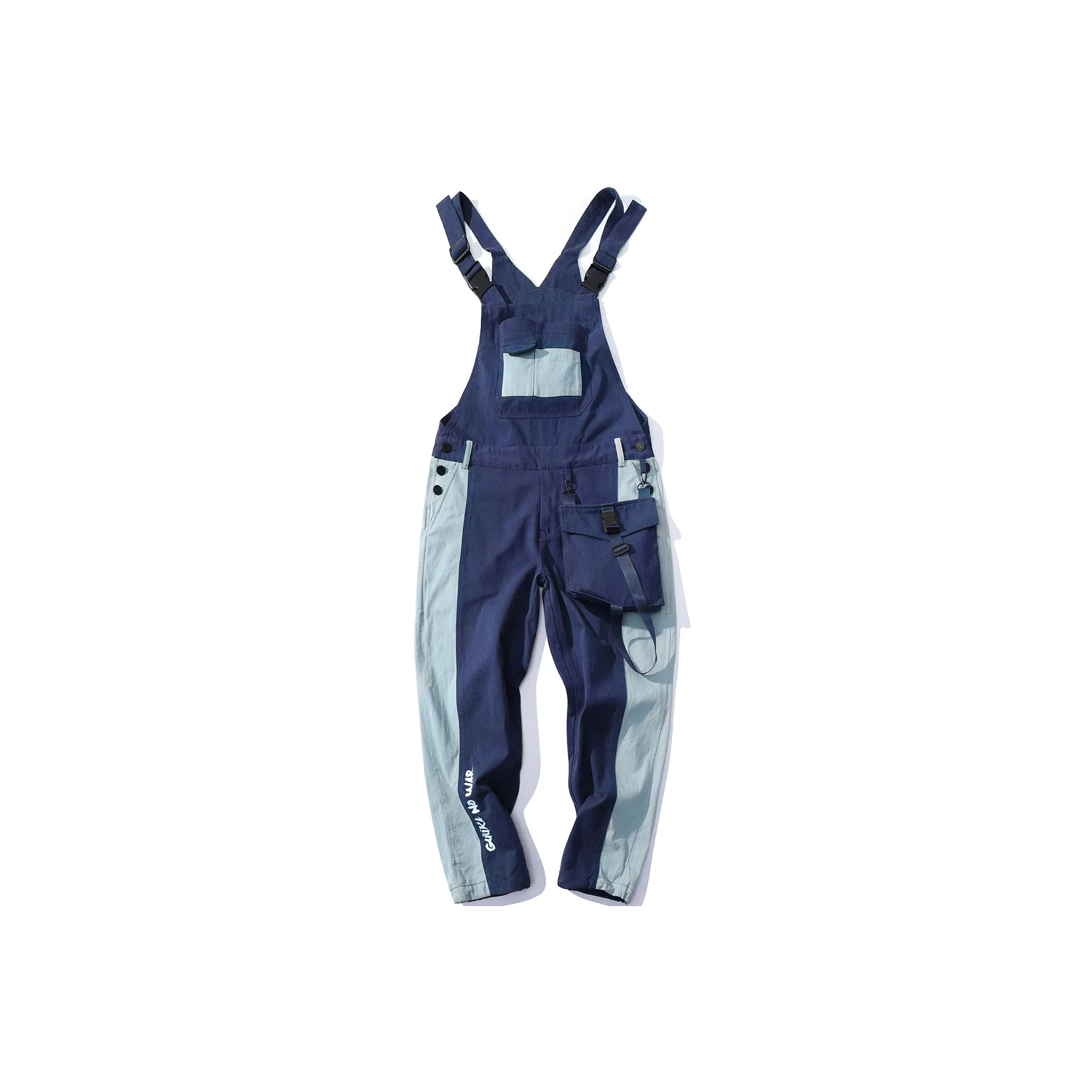 Guuka Vintage American Casual Pants Loose Fit Unisex Royal Blue