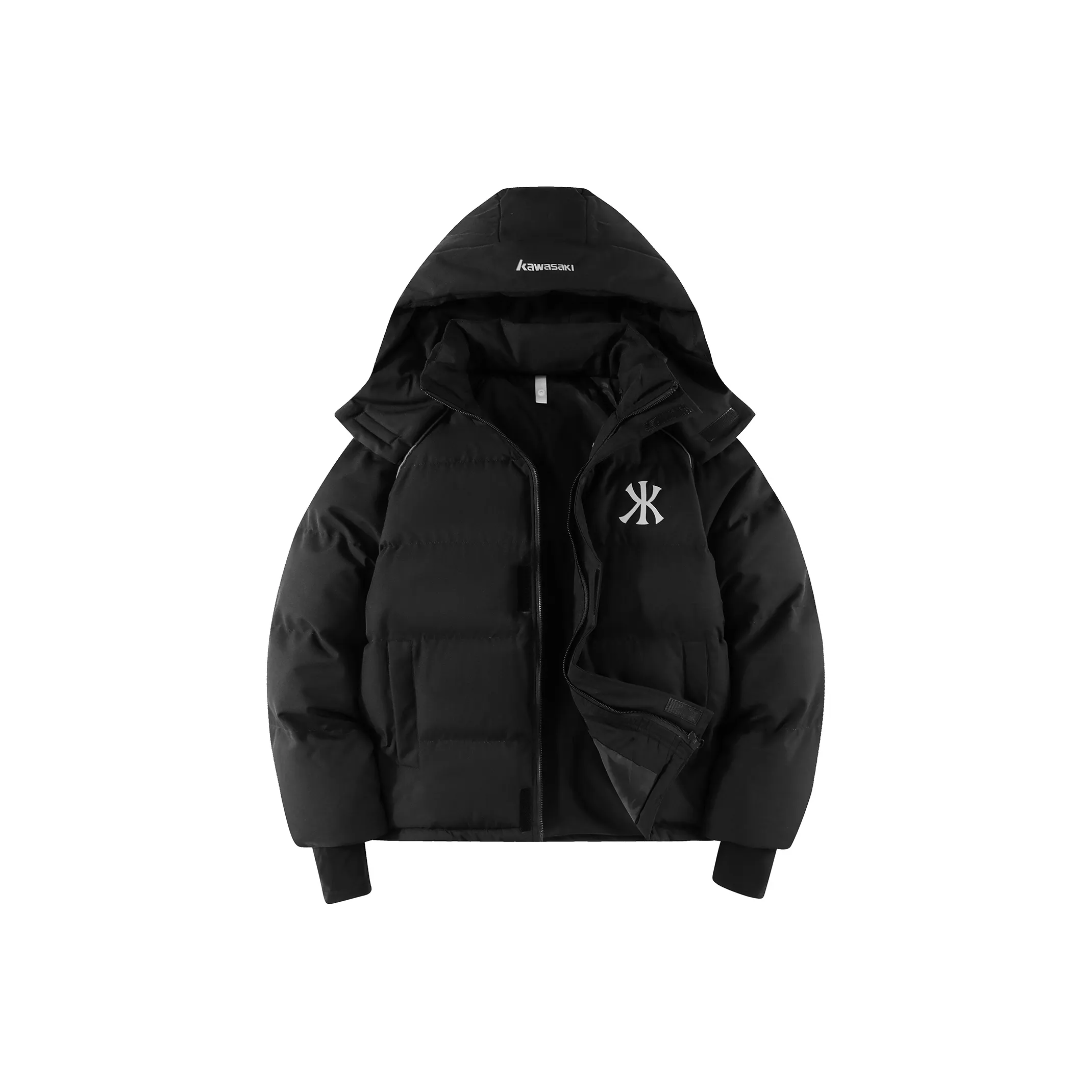 Кавасаки Унисекс Объемные Куртки (Пуфы)