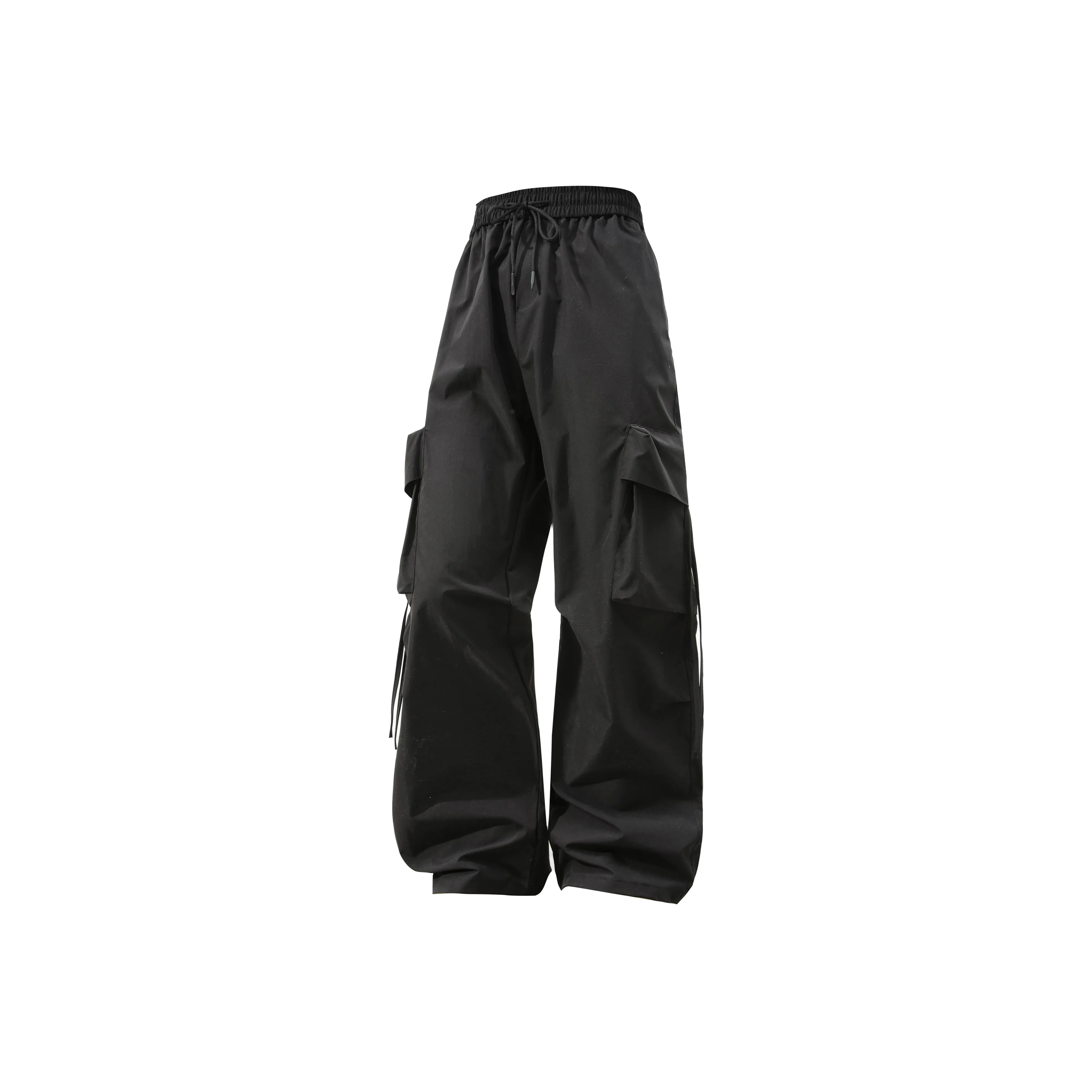 FASTFISH Cargo Pants Unisex Black