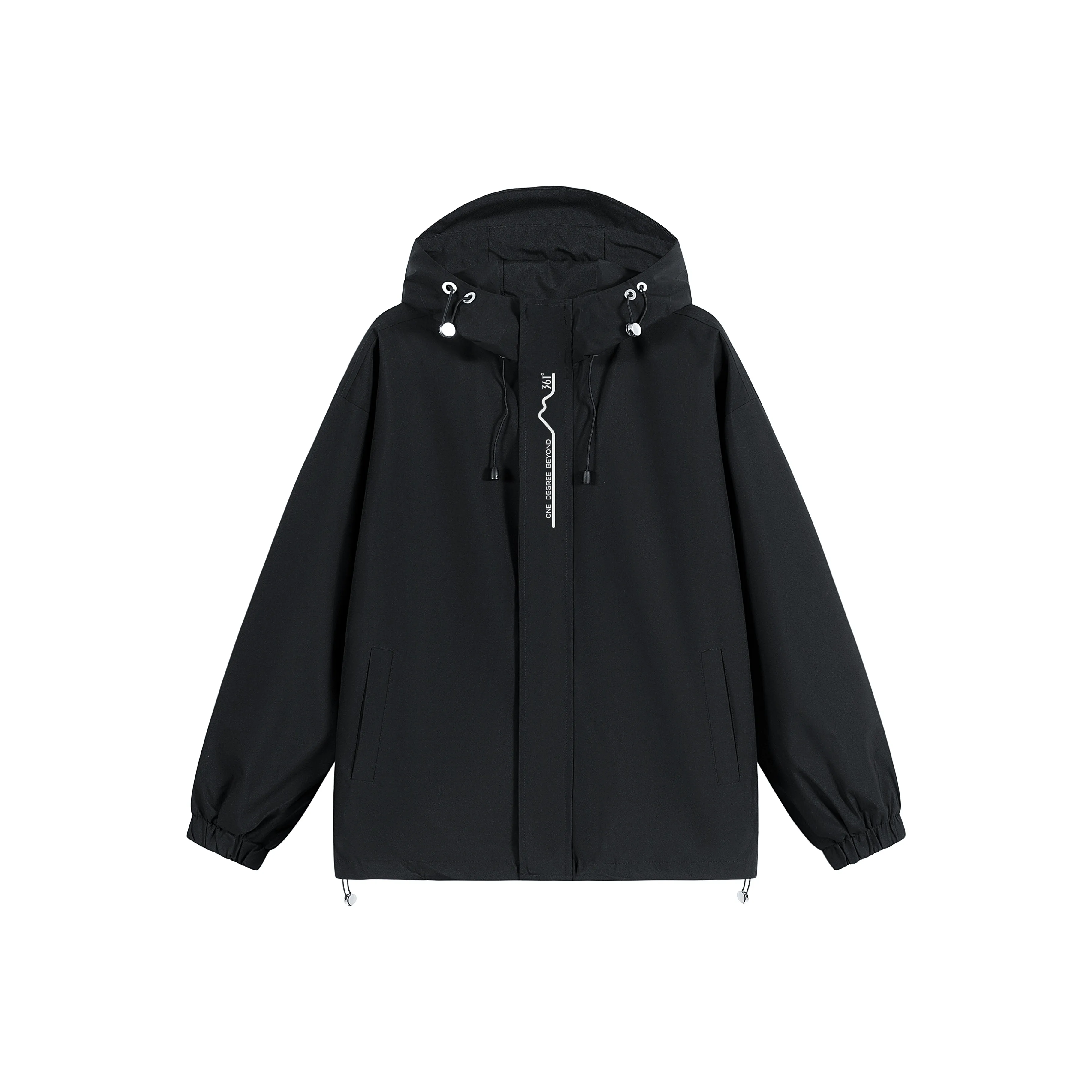 361° Тренчкот Унисекс Супер Черный