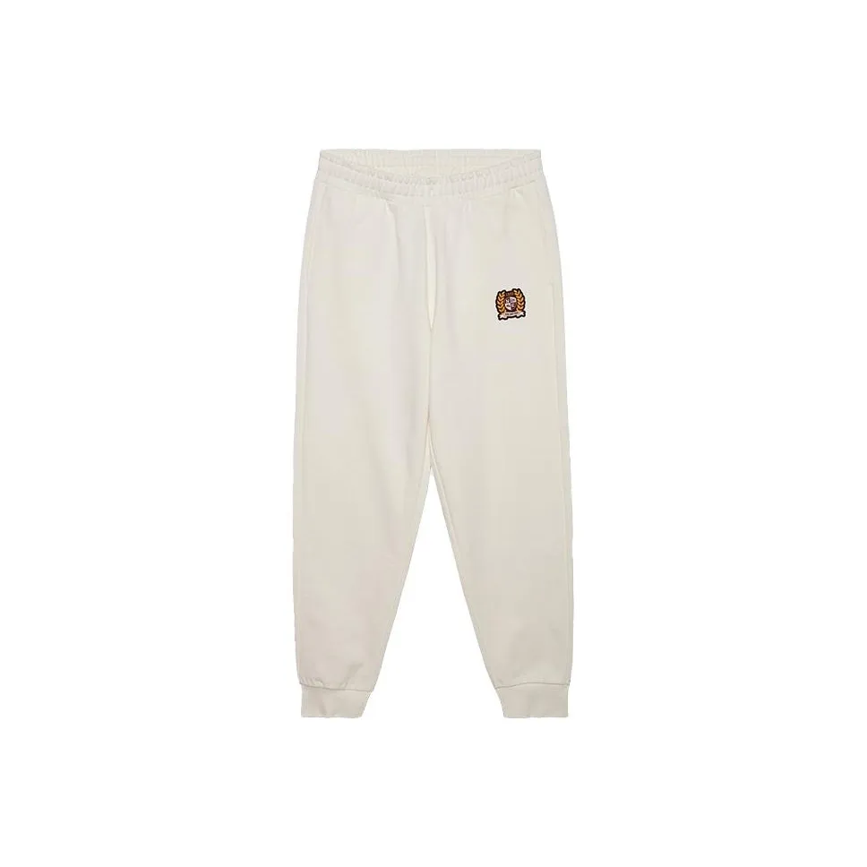 New Era Айвори Белый Унисекс Повседневные Штаны