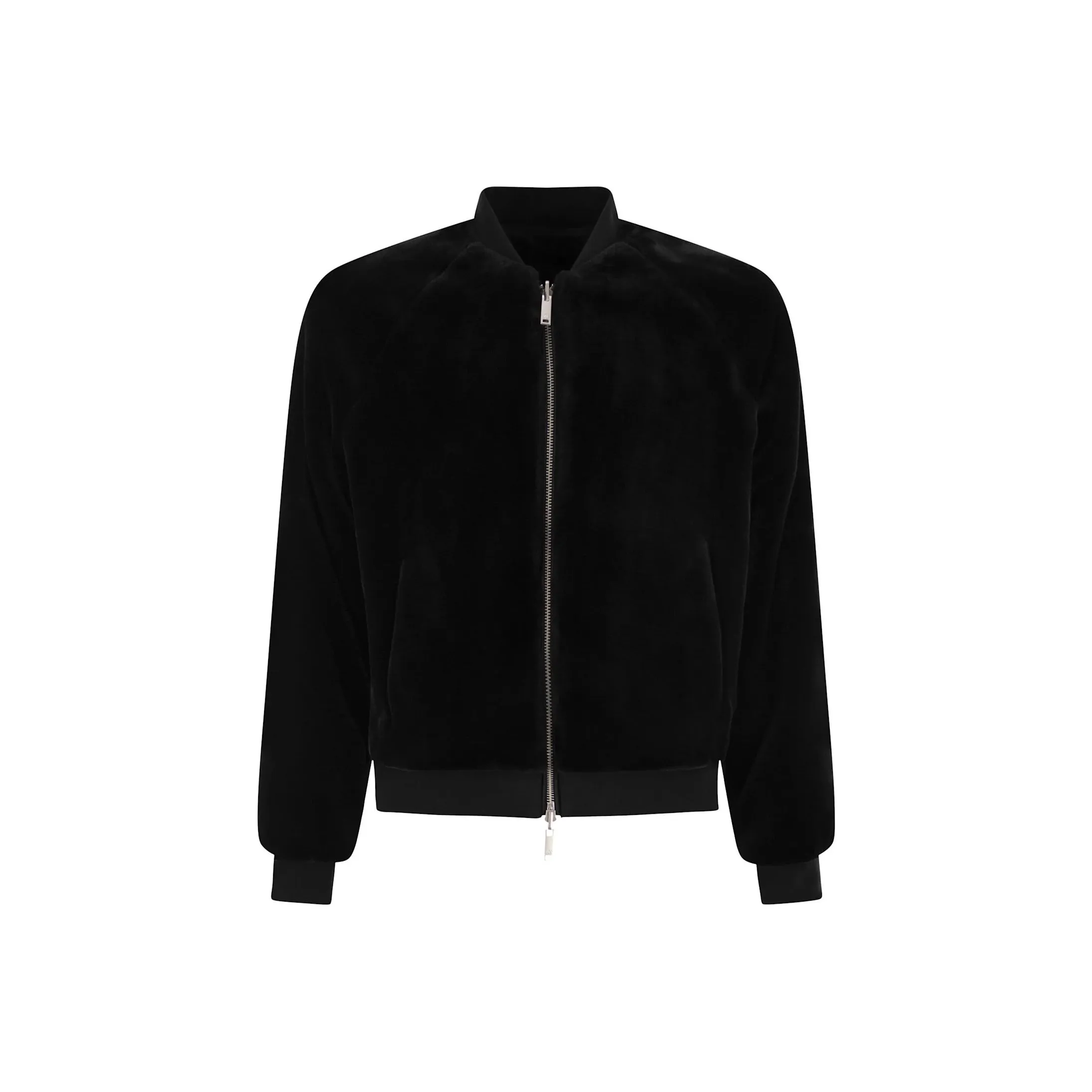 Moose Knuckles Long Sleeved Zip Up Bomber Jacket