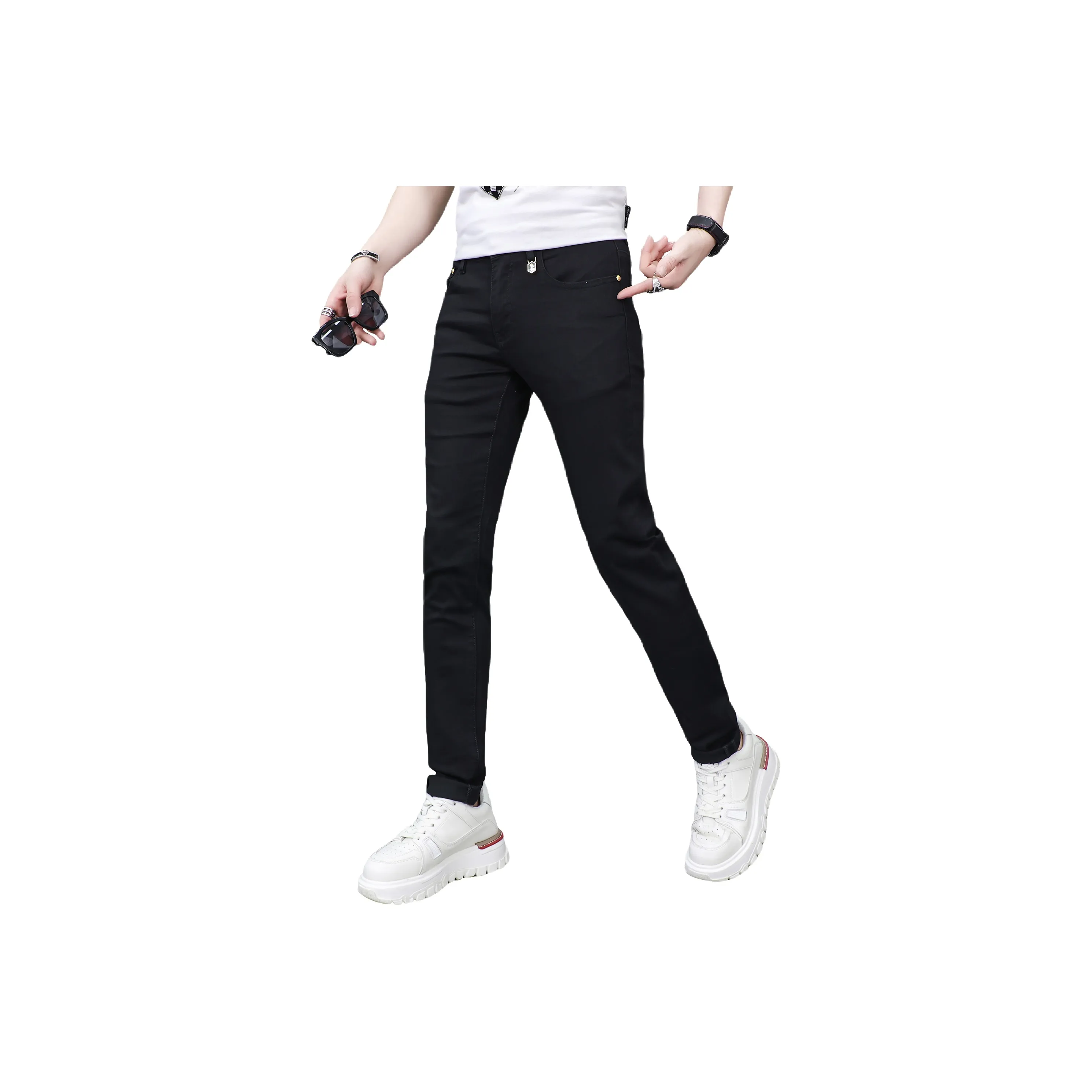 CIZA Черные Унисекс Джинсы