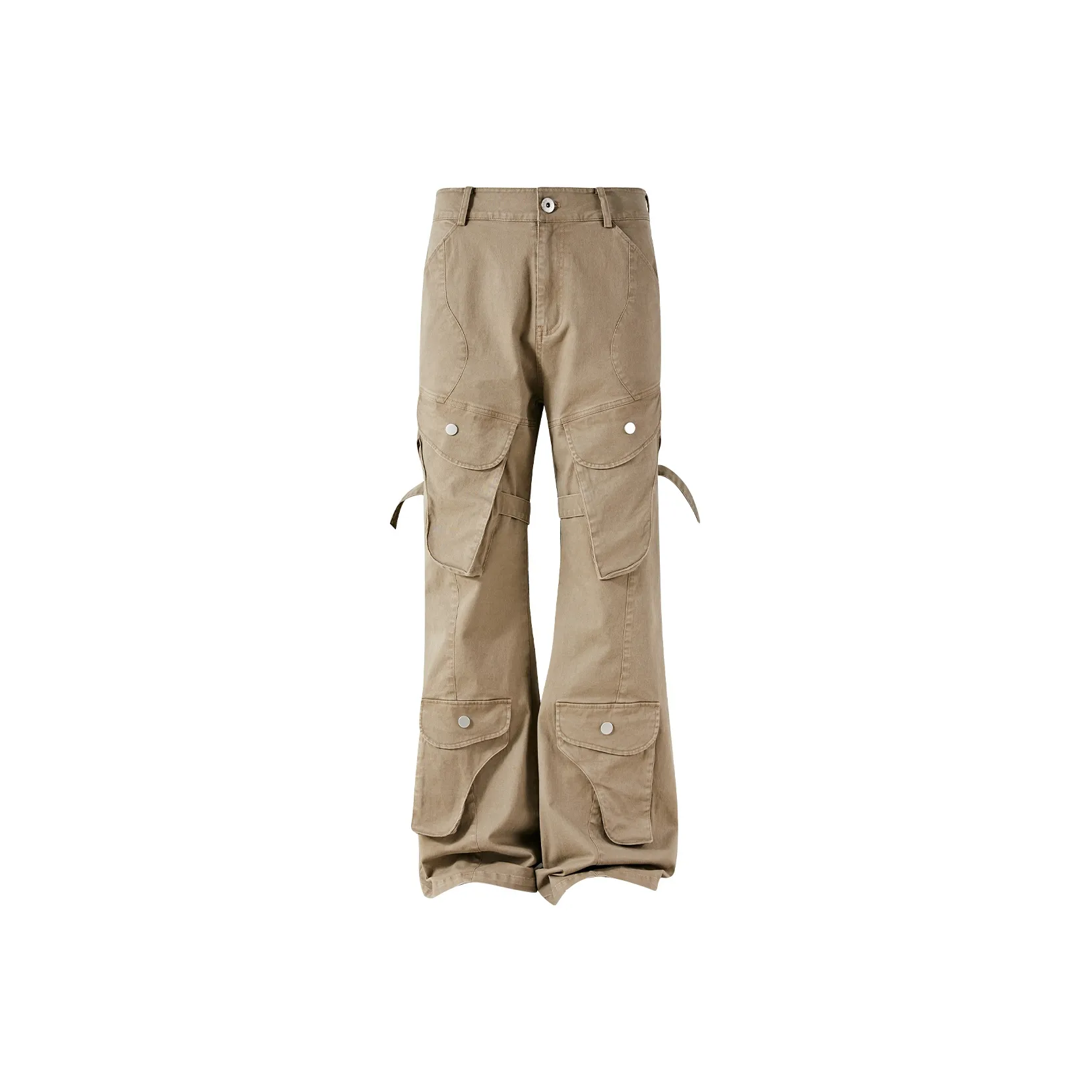 PASET Весенние Повседневные Штаны Унисекс Хаки