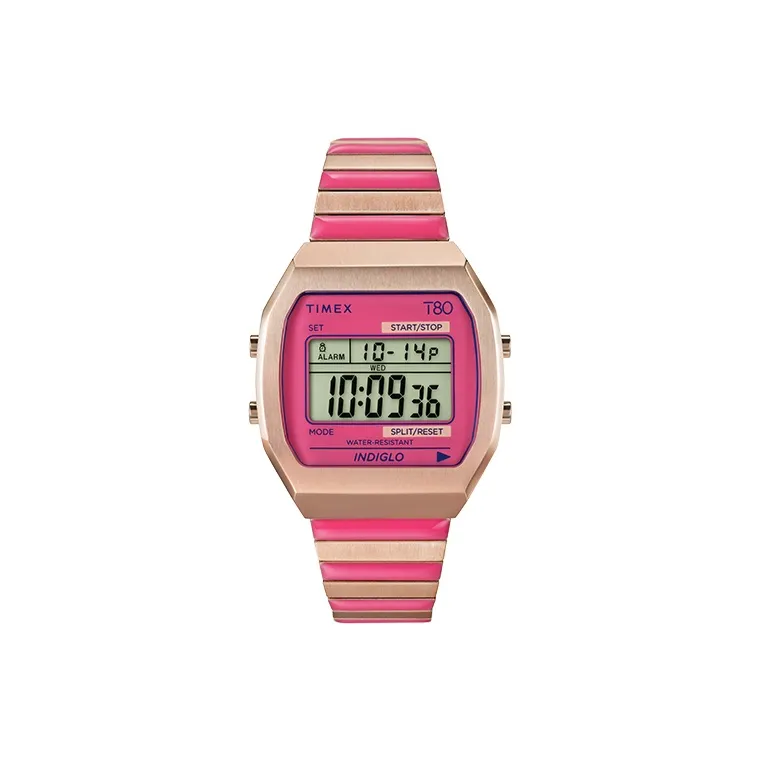TIMEX Наручные часы Electronic Механизм Розовый Циферблат часов Унисекс