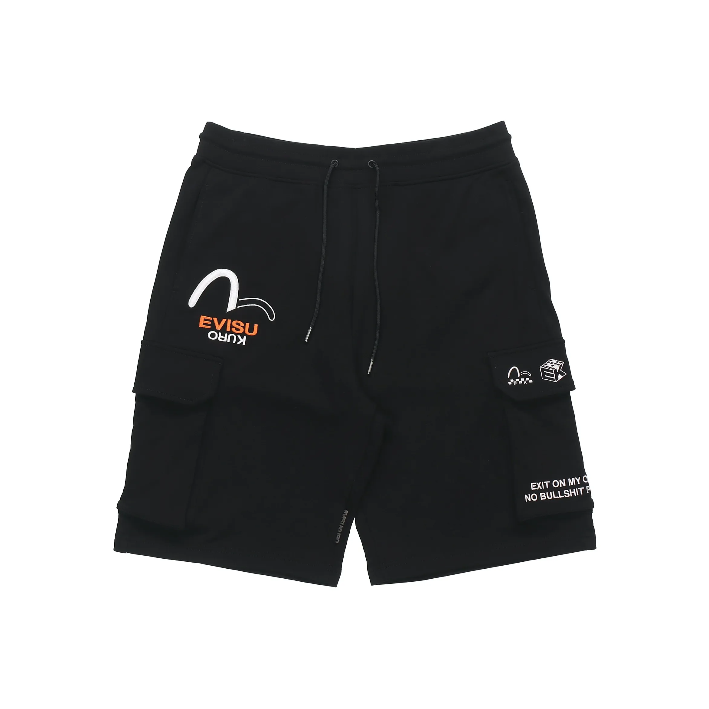 EVISU Cargo Shorts Men's Black