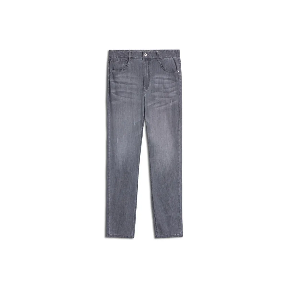 K BOXING Джинсы Мужские Элегантные Серые