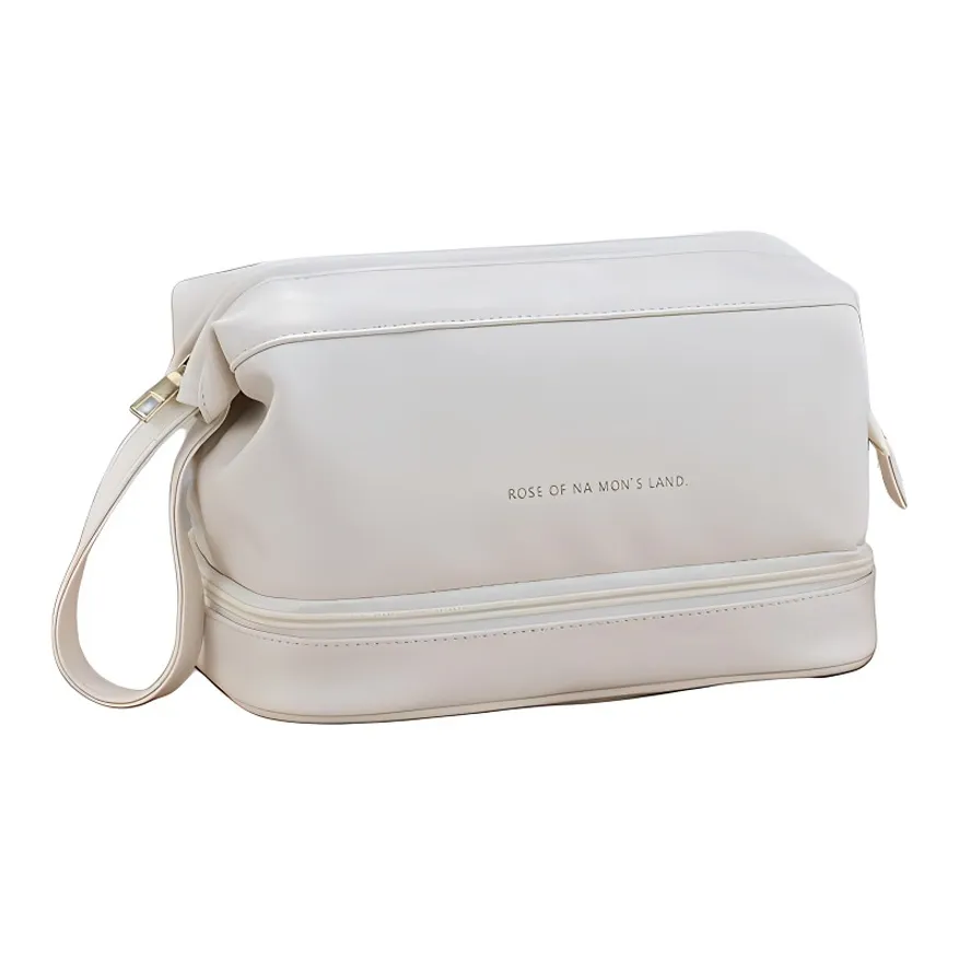 LETOO Кожа с ПУ (полиуретан) Косметичка Женская Белая