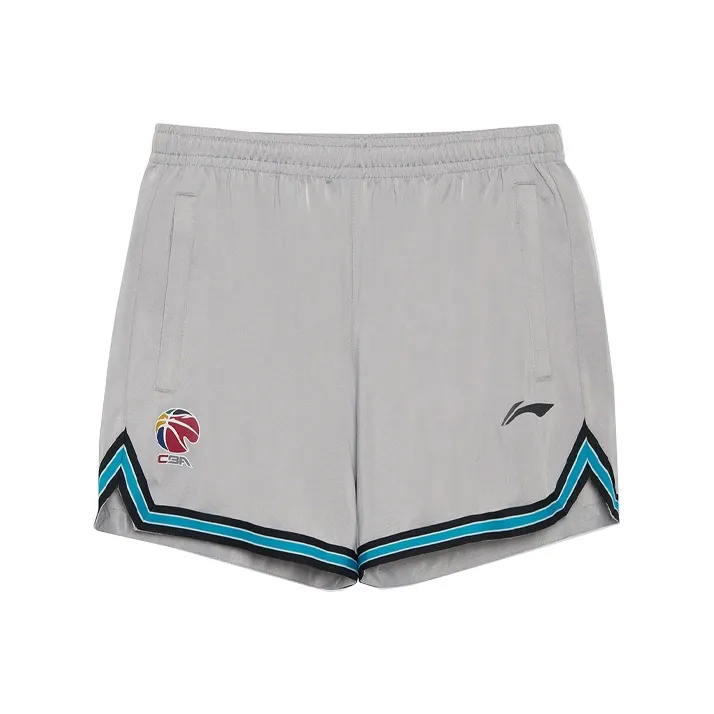 LINING Professional Basketball Series Casual Shorts Men Silver Gray