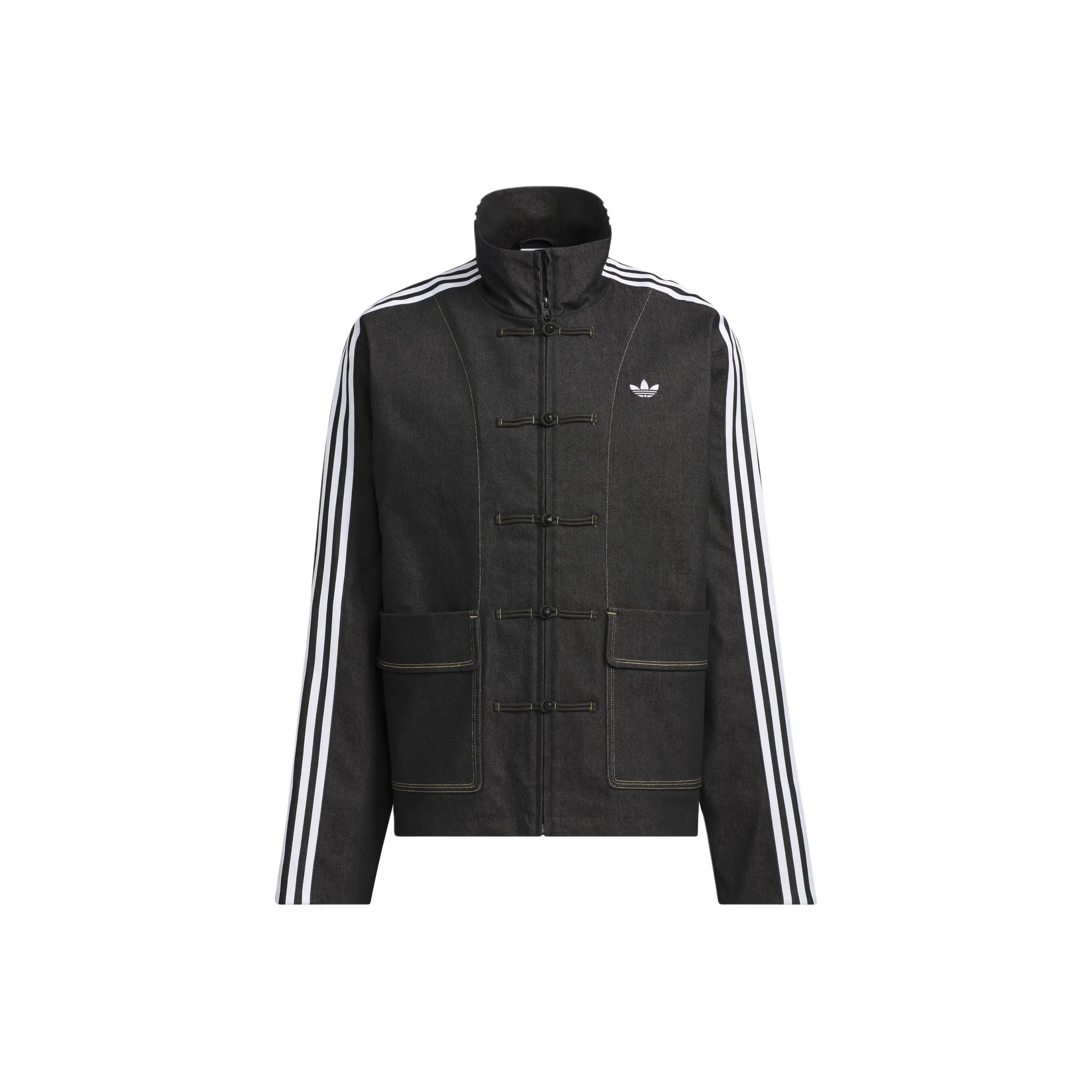 Adidas Originals TRACK TOP CN TT DENIM Jackets & Coats Unisex Black