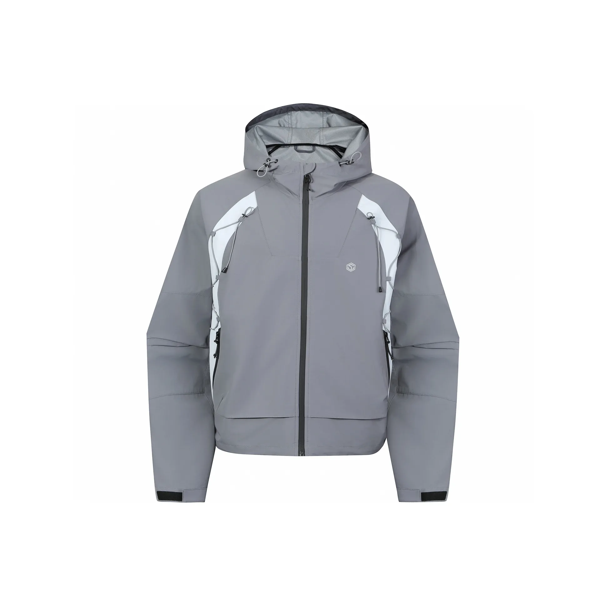 GUUKA TECH Trench Coat Unisex Gray