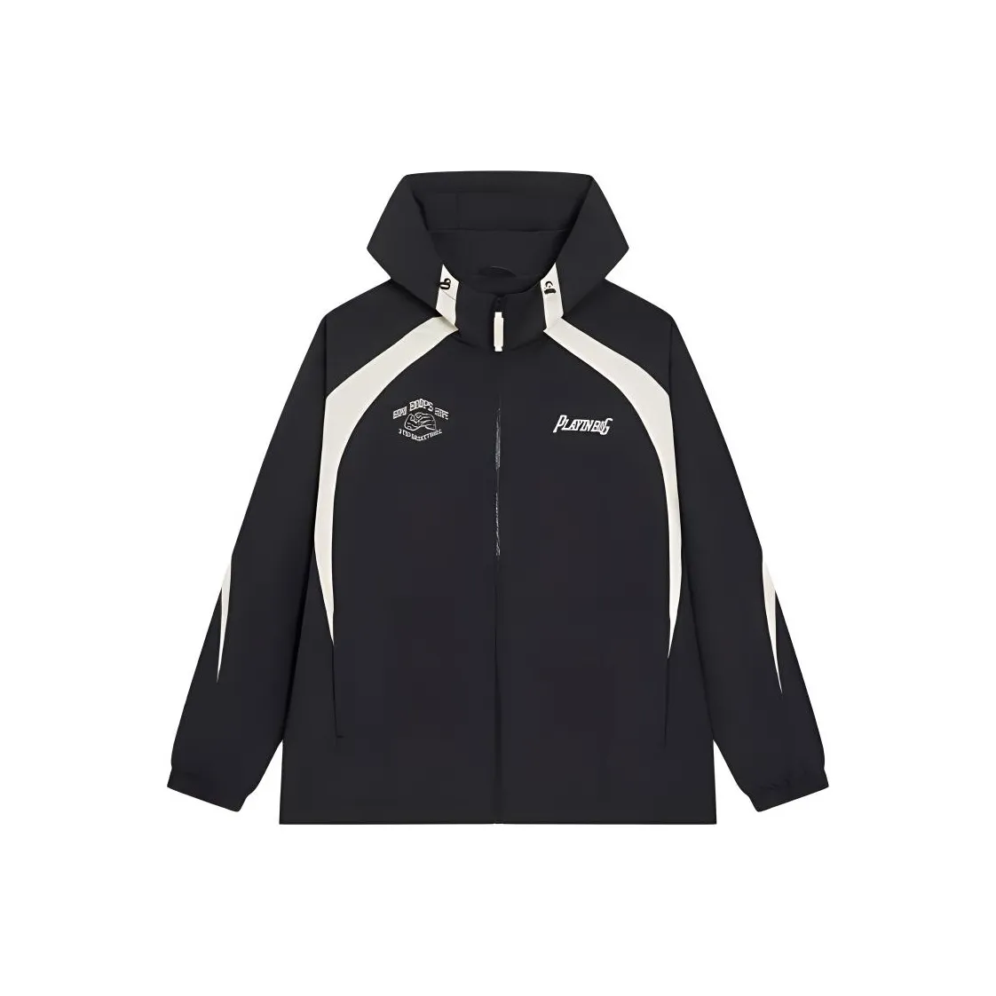 XTEP Basketball Collection Trench Coat Men's Jet Black/Mountain Moon White