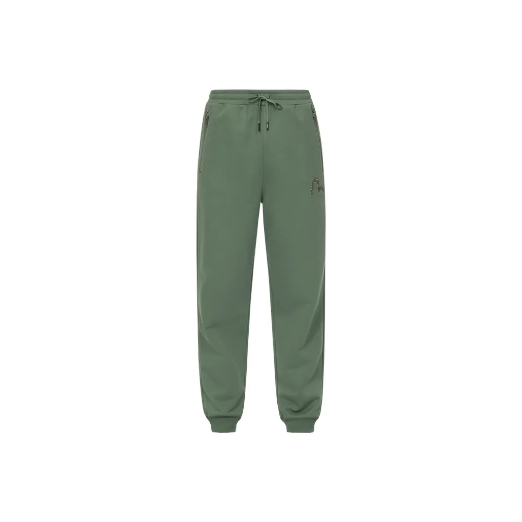 EVISU Casual Pants Men Light Army Green