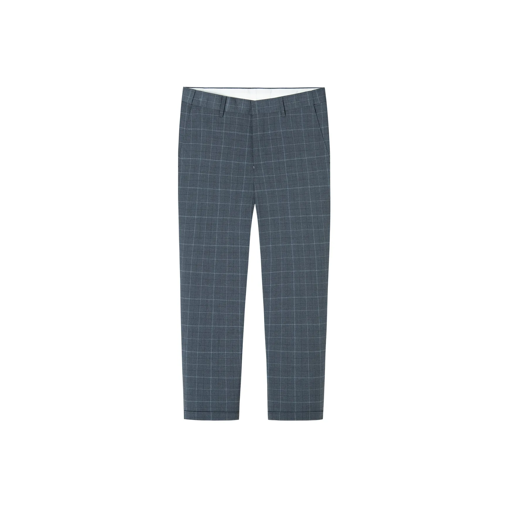 Dance With Wolves Suit Trouser Men's Gray Blue