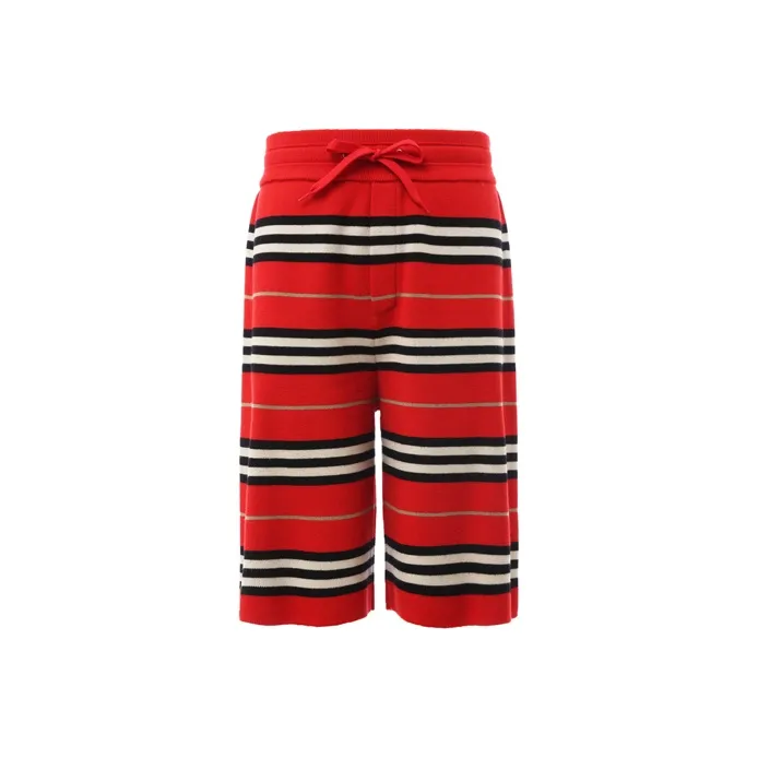 Burberry Casual Shorts Men's Red Plaid