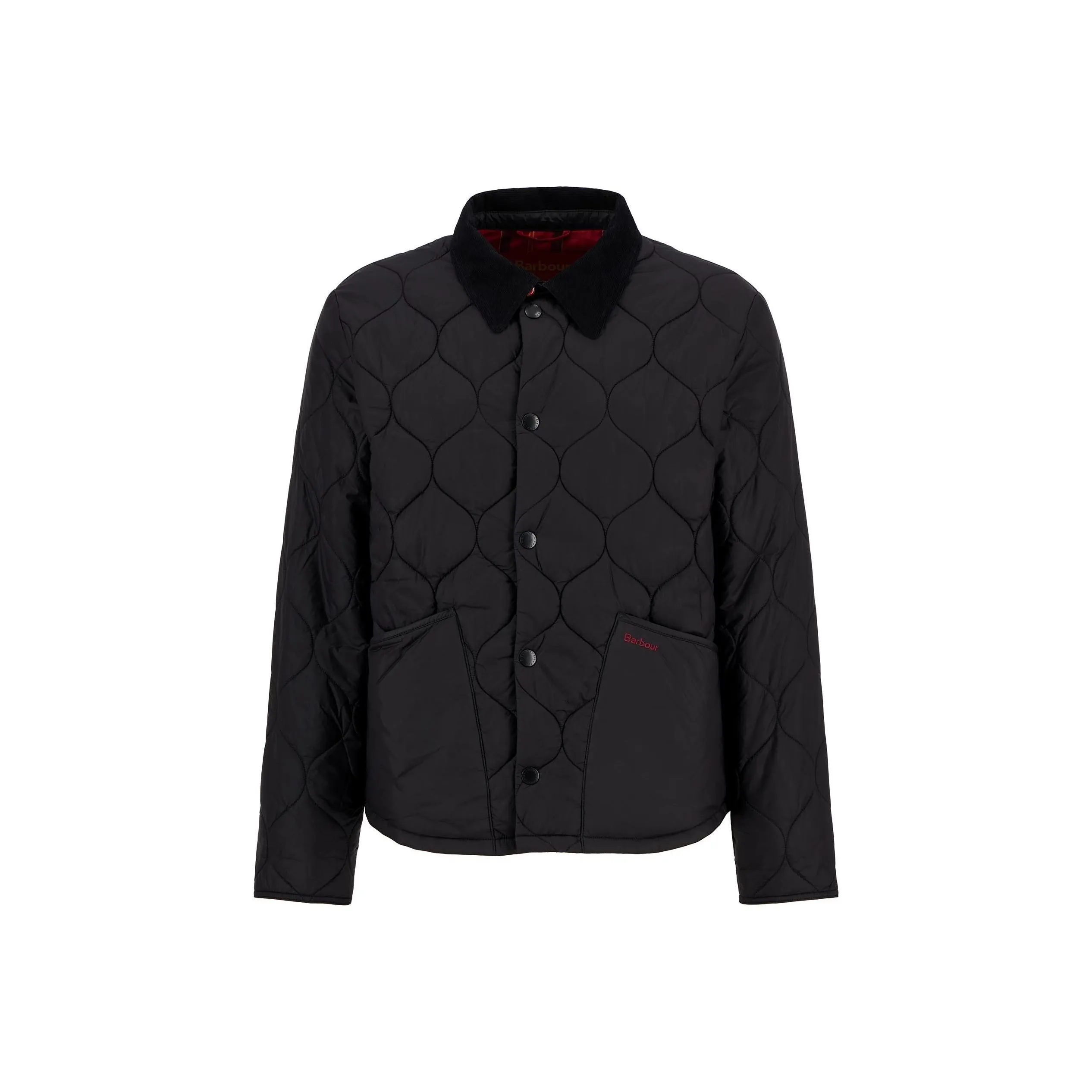 BARBOUR Хлопковый пуховик Мужской Черный