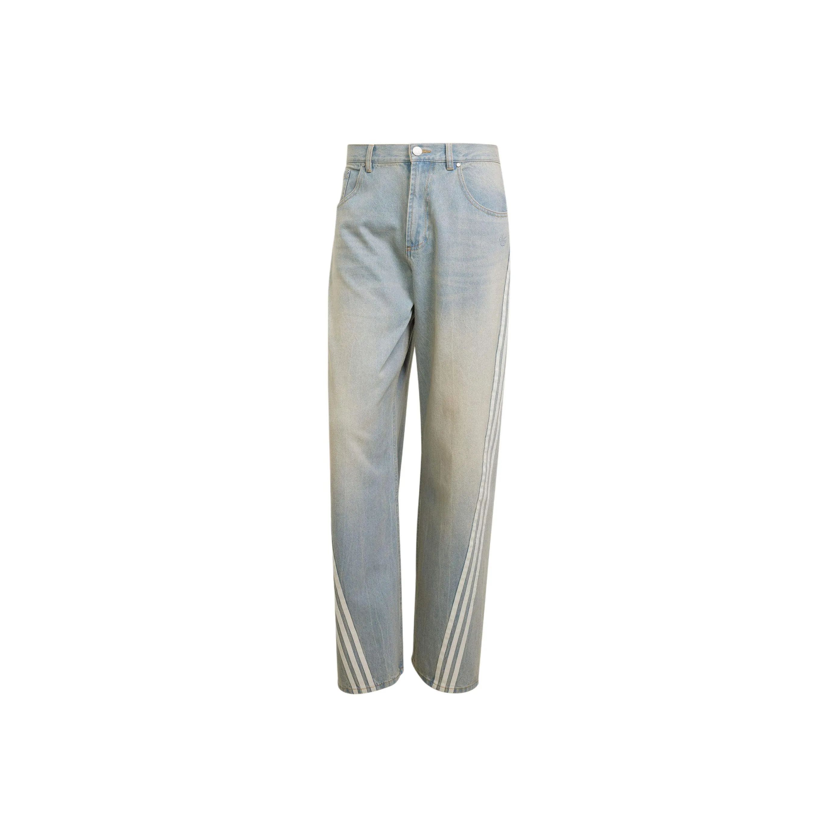 Adidas 3 Stripes Straight leg Jeans
