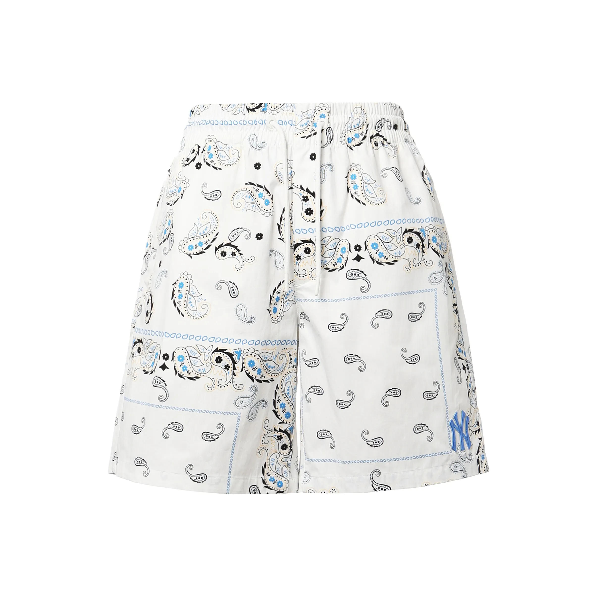 MLB New York Yankees Casual Shorts Unisex Ivory White