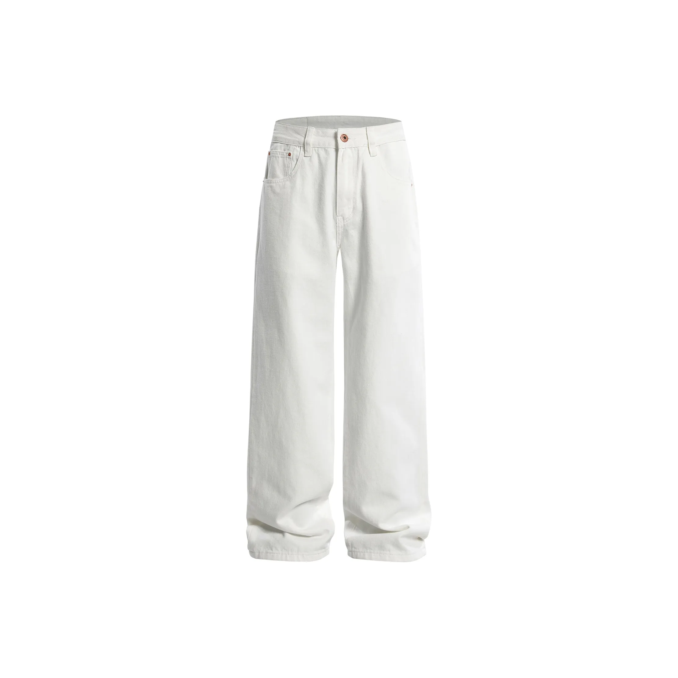 WPOOLL Джинсы Мужские Белые Хлопковые