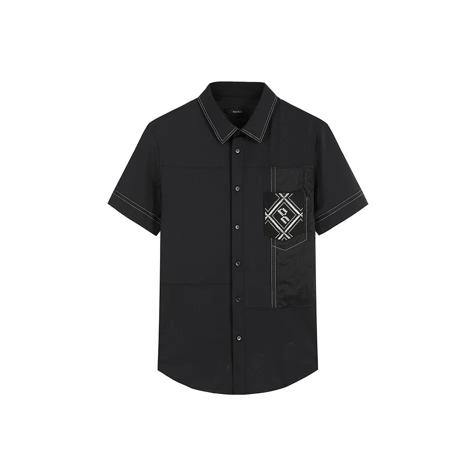 DAVID NAMAN Мужские черные рубашки