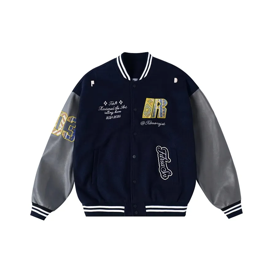 FDR Jackets Coats Unisex Navy Blue