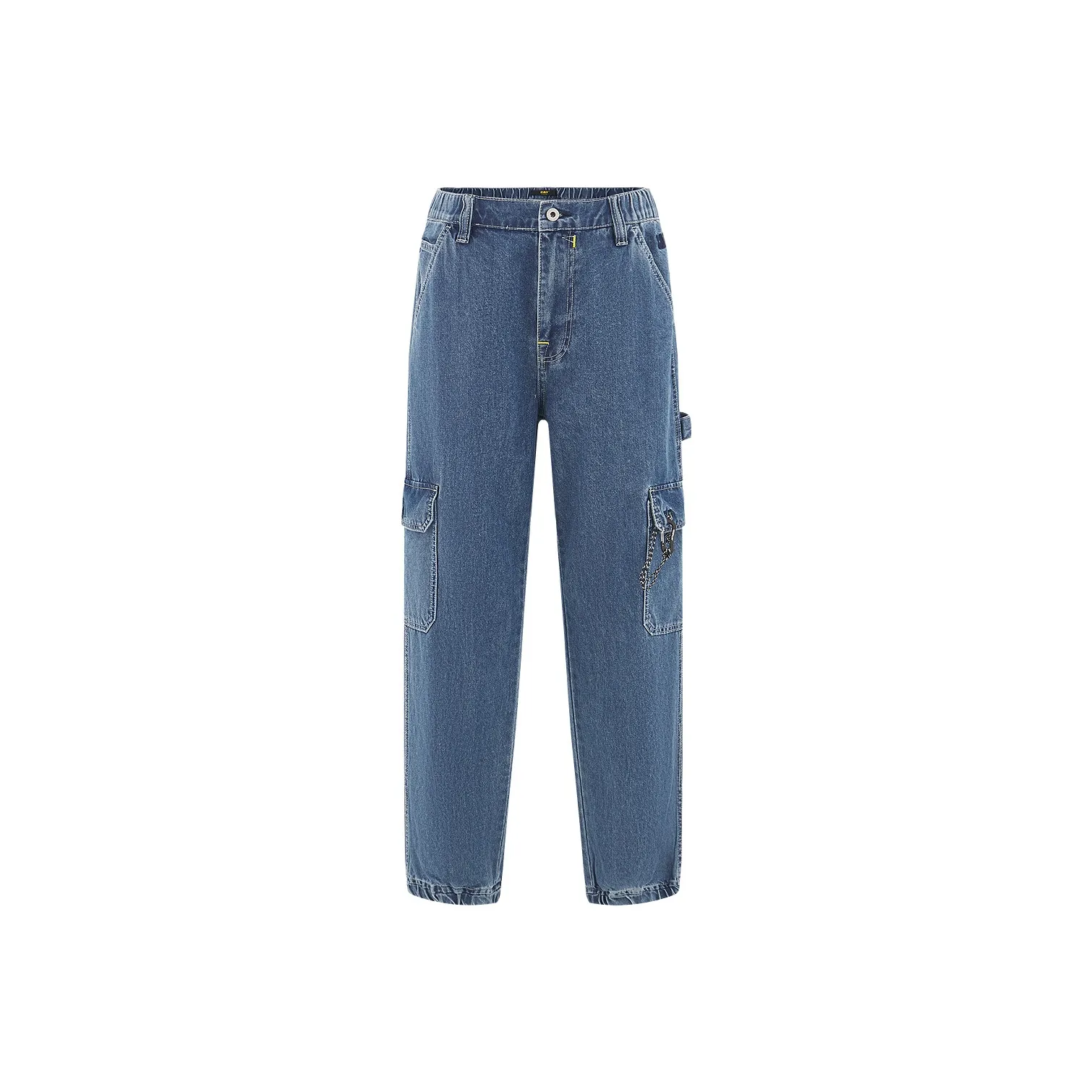 CAT Светло-синие Мужские Джинсы